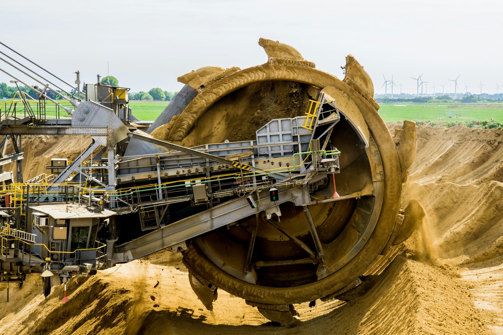 Mining operations site